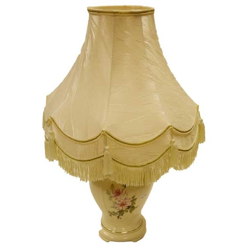 89 - A Nice Pottery Based Table Lamp and Shade