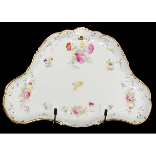 159 - A Cauldon Hand Painted China Tray