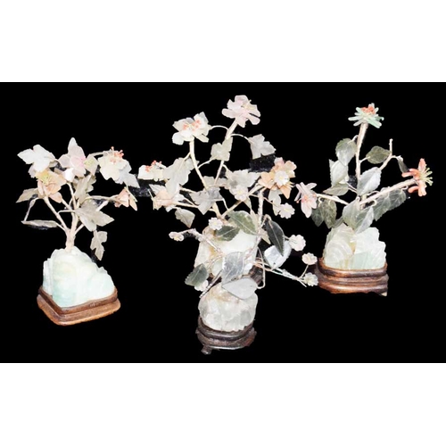 177 - A Set of Four Chinese Jade and Hardstone Models