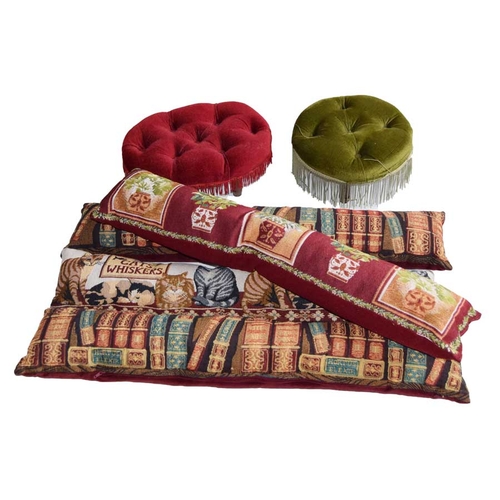 27 - Two Small Stools and Four Draft Excluders