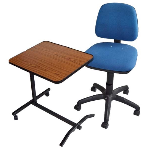 28 - A Bed Table and a Desk Chair