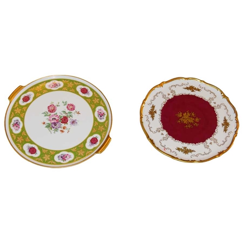 42 - A Nice Two Handled Sewing Tray and Another