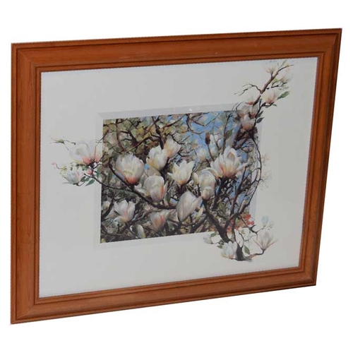 46 - A Nice Framed Print 'Flowers'