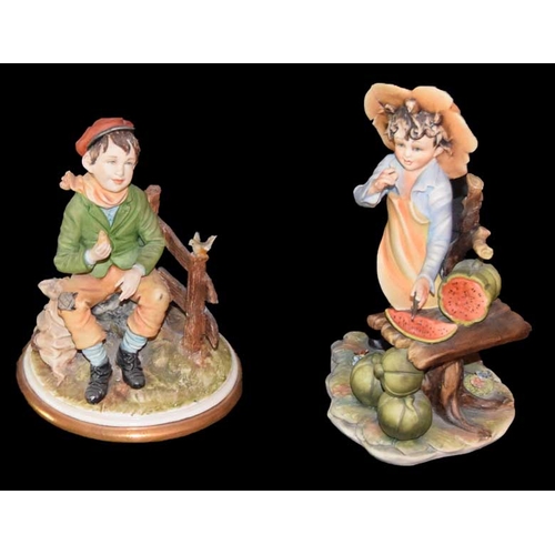 51 - Two Capodimonte Style Figurines