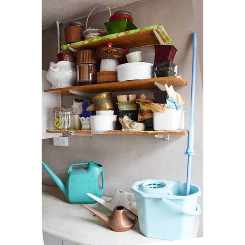 9 - The Contents of the Shelves and Work Top