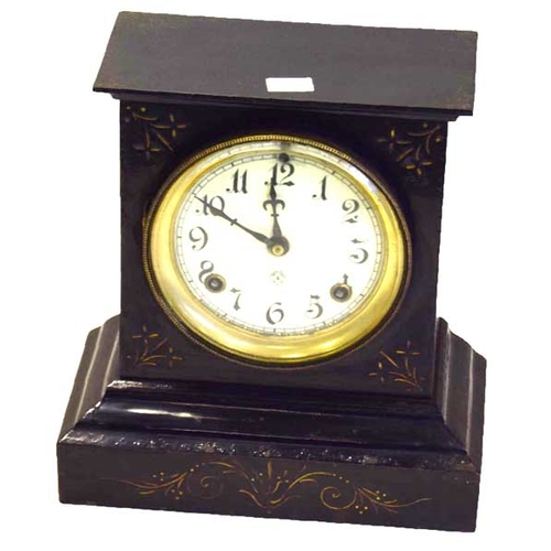 43 - A Slate Mantle Clock