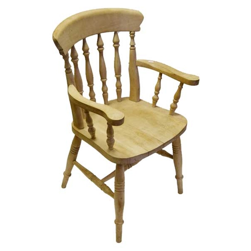 50 - A Good Pine Armchair