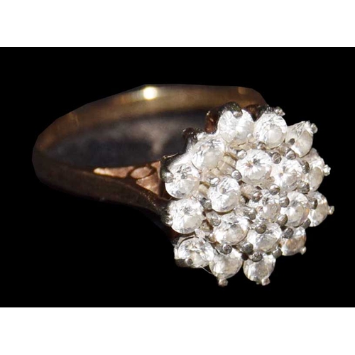 631 - A 9ct Gold Cubic Zircona Ring