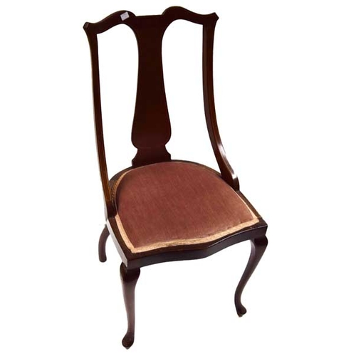 100a - An Inlaid Mahogany Single Chair, Robert Watson, Belfast