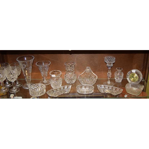 112 - A Large Collection of Crystal including some Tyrone Pieces