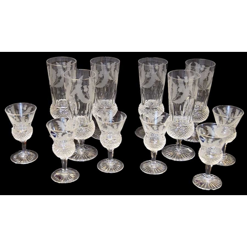 152 - Two Good Sets of Edinburgh Crystal Drinking Glasses