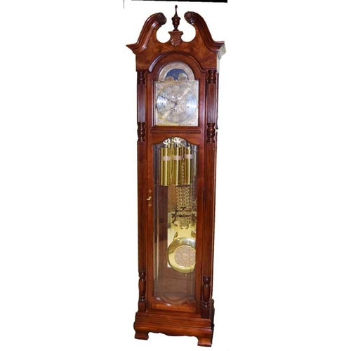 250 - A Very Fine Large Triple Weight Mahogany Framed Longcase Clock