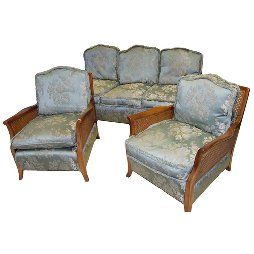 255 - A Good Three Piece Upholstered Berger Suite