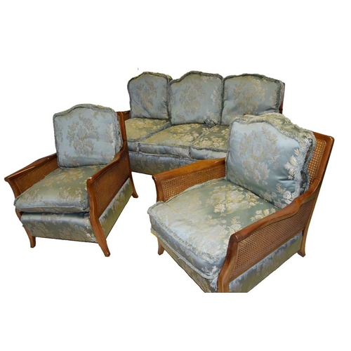 255 - A Good Three Piece Upholstered Berger Suite