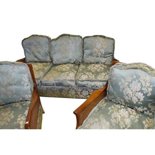 255 - A Good Three Piece Upholstered Berger Suite