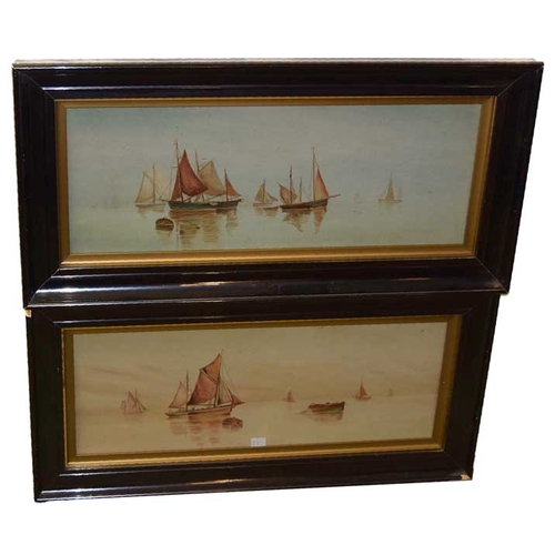 256 - A Nice Pair of Framed Watercolours 'Sailing Boats'