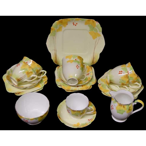 259 - A Nice Graftn Bone China Teaset