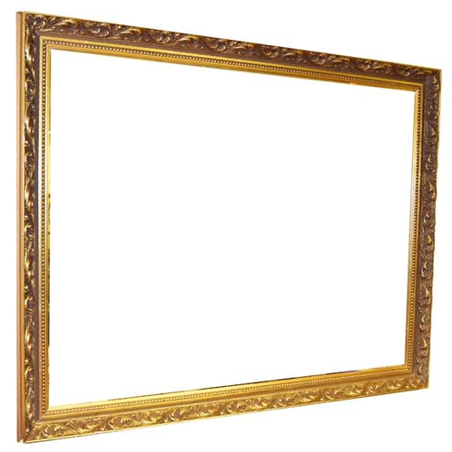 419 - A Large Gilt Framed Bevelled Glass Overmantle