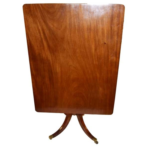 480 - A Nice Mahogany Turn Over Leaf Dining Table