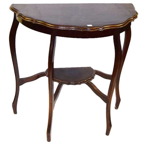 63 - A Shaped Front Hall Table