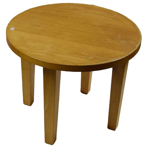 65e - A Circular Pine Coffee Table