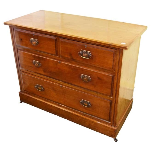 578 - A Good Mahogany Chest of Four Drawers