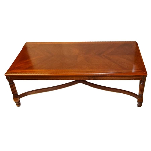 663 - A Good Rectangular inlaid Mahogany Coffee Table