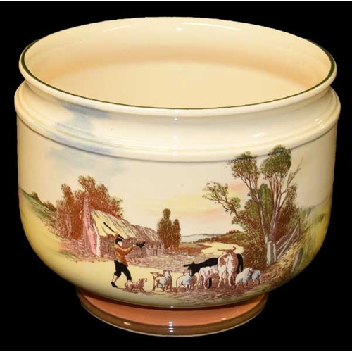 664 - A Very Nice Royal Doulton Footed Planter