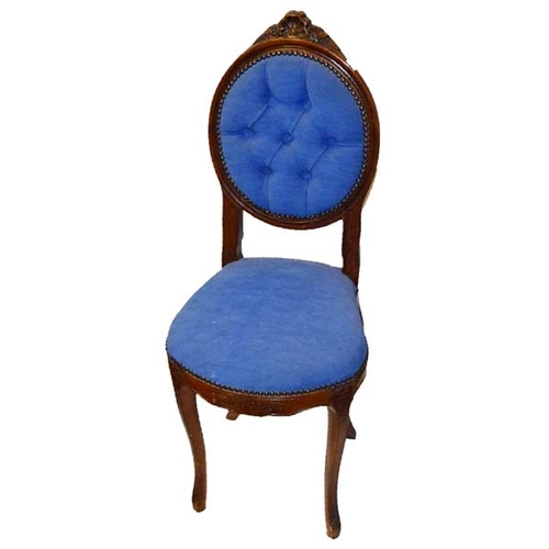 763 - A Button Back Single Chair