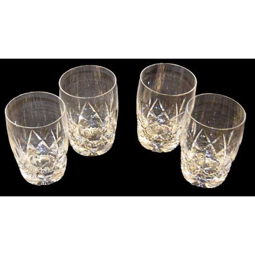 775 - Four Good Crystal Tumblers