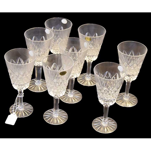 777 - A Good Lot of Eight Stemmed Wine Glasses