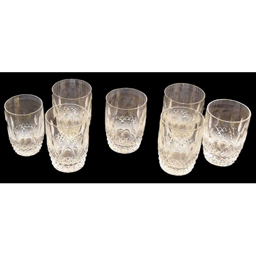 779 - A Lot of Six Waterford Crystal Tumblers and Two Smaller Waterford Crystal Tumblers