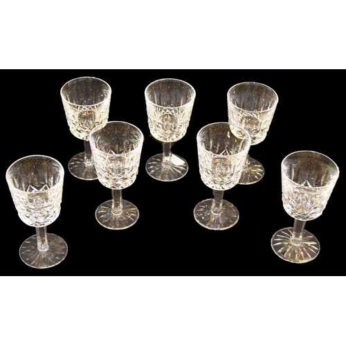 786 - A Nice Set of Seven Waterford Crystal Wine Glasses