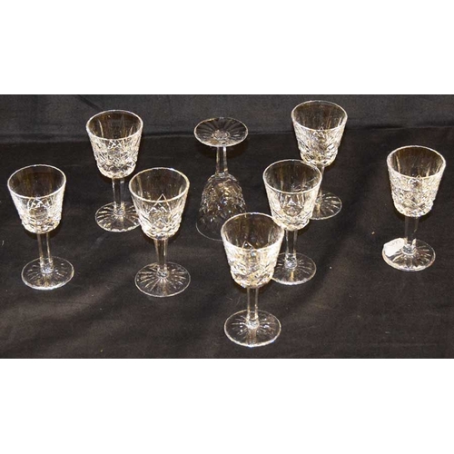 788 - A Nice Lot of Eight Waterford Crystal Sherry Glasses