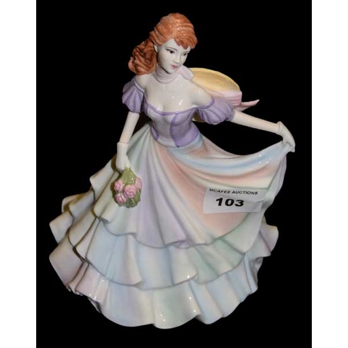 103 - A Coalport Figurine 'Sentiments'