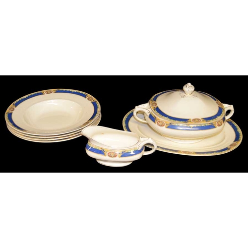 157 - A Part English Pottery Dinner Set