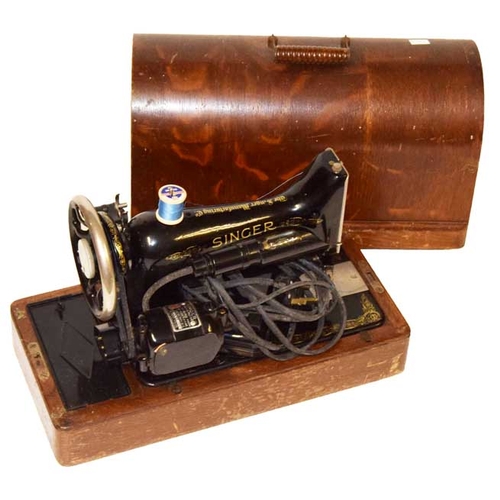 18 - An Electric Singer Sewing Machine