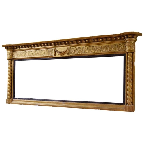 50 - An Early Old Gilted Wall Mirror