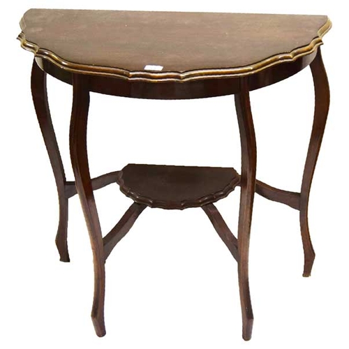 62 - A Mahogany Shaped Front Hall / Side table