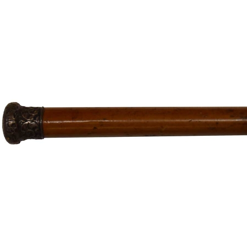 84 - A Silver Topped Walking Cane