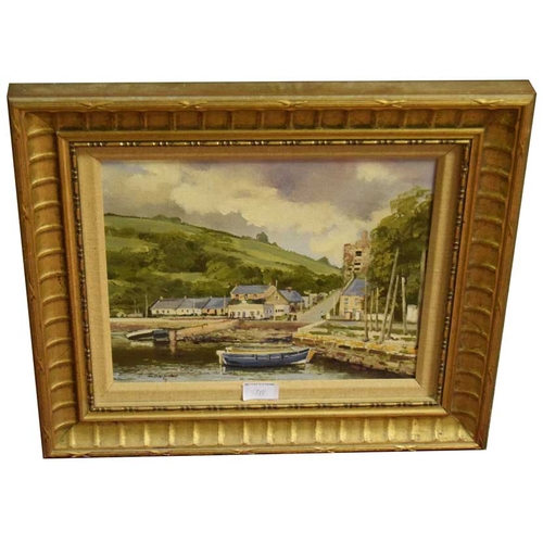 111 - An Oil Painting 'Ballyhack Harbour' - Dennis Orme Shaw