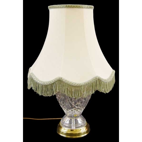 103 - A Crystal Based Table Lamp and Shade