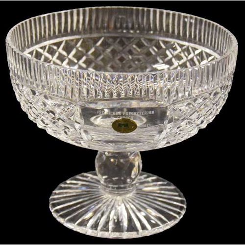 104 - A Tyrone Crystal Presentation Bowl