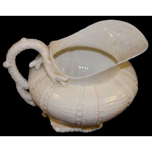 131 - An Unusual 1st Period Belleek Jug