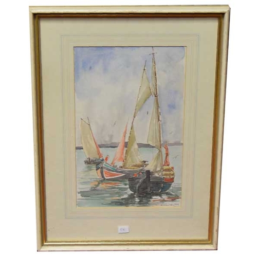 146 - A Watercolour 'Sailing Boats' - Pimentel