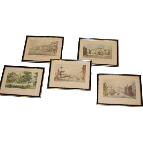 152 - A Nice Set of Eleven Belfast Banking Prints