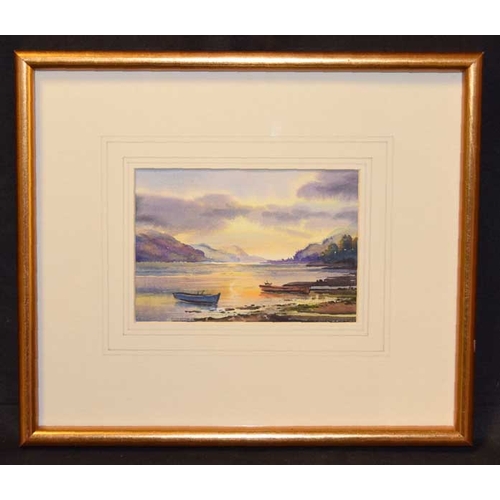 176 - A Watercolour 'A Quiet Setting in Donegal' - Aylmer Armstrong