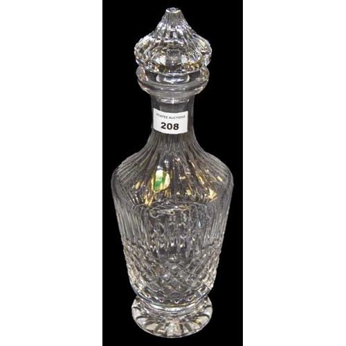 208 - A Waterford Crystal Decanter