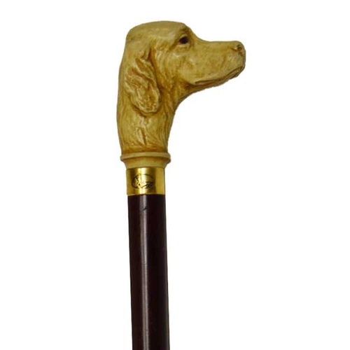 214 - A Dog's Head Walking Stick