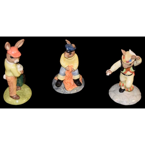 253 - A Lot of Three Bunnykins Figurines